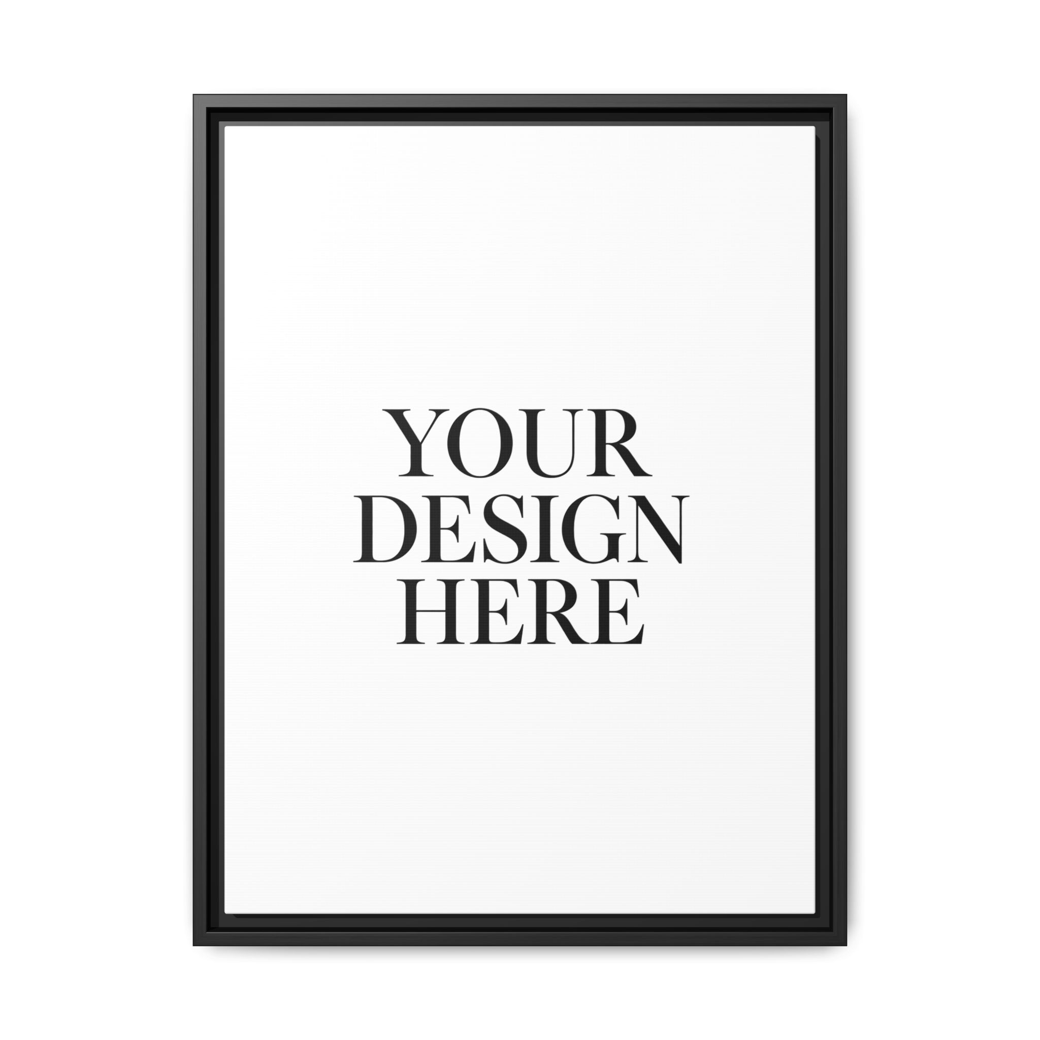 Framed Matte Canvas Wall Art — Custom Design Print - Image 3