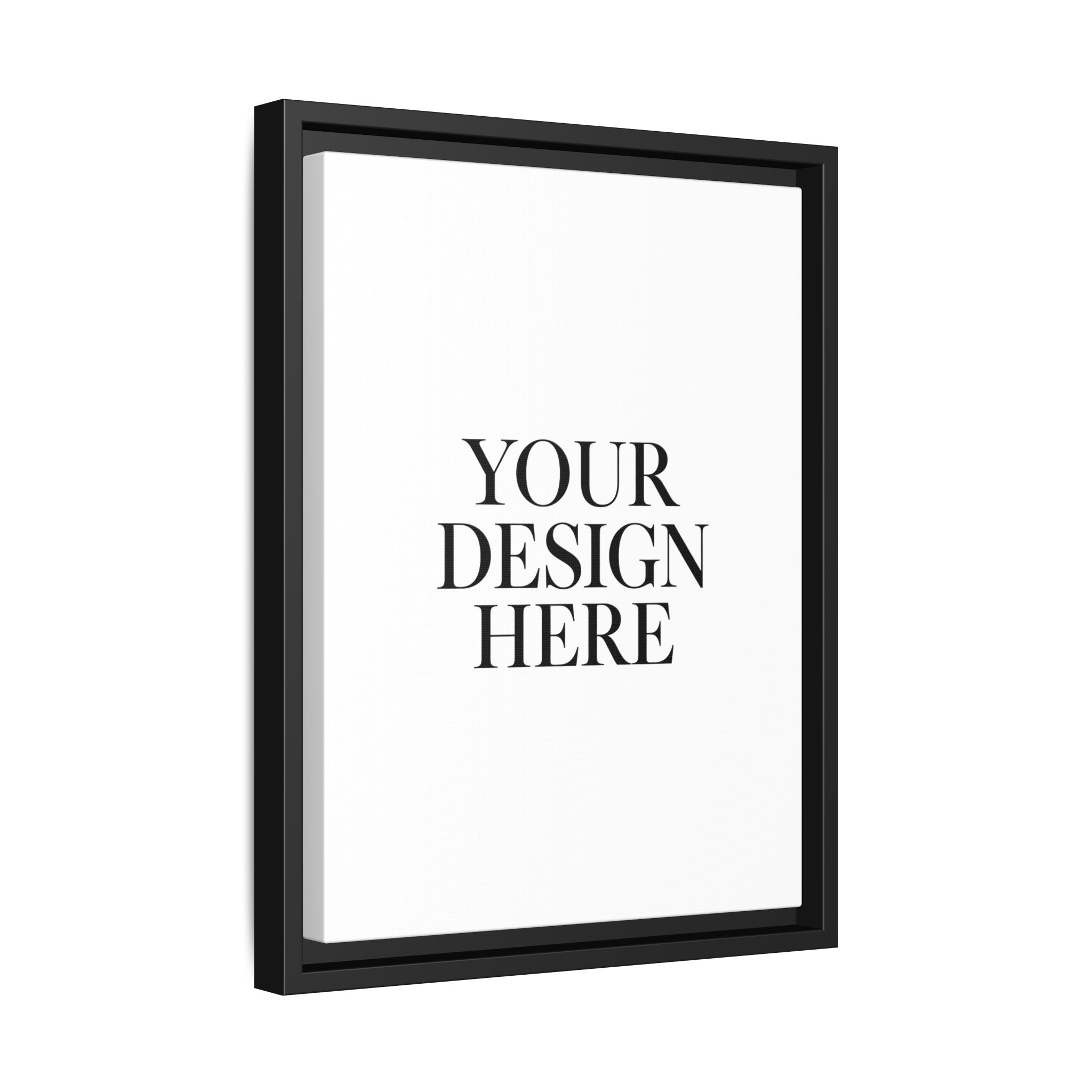 Framed Matte Canvas Wall Art — Custom Design Print - Image 2