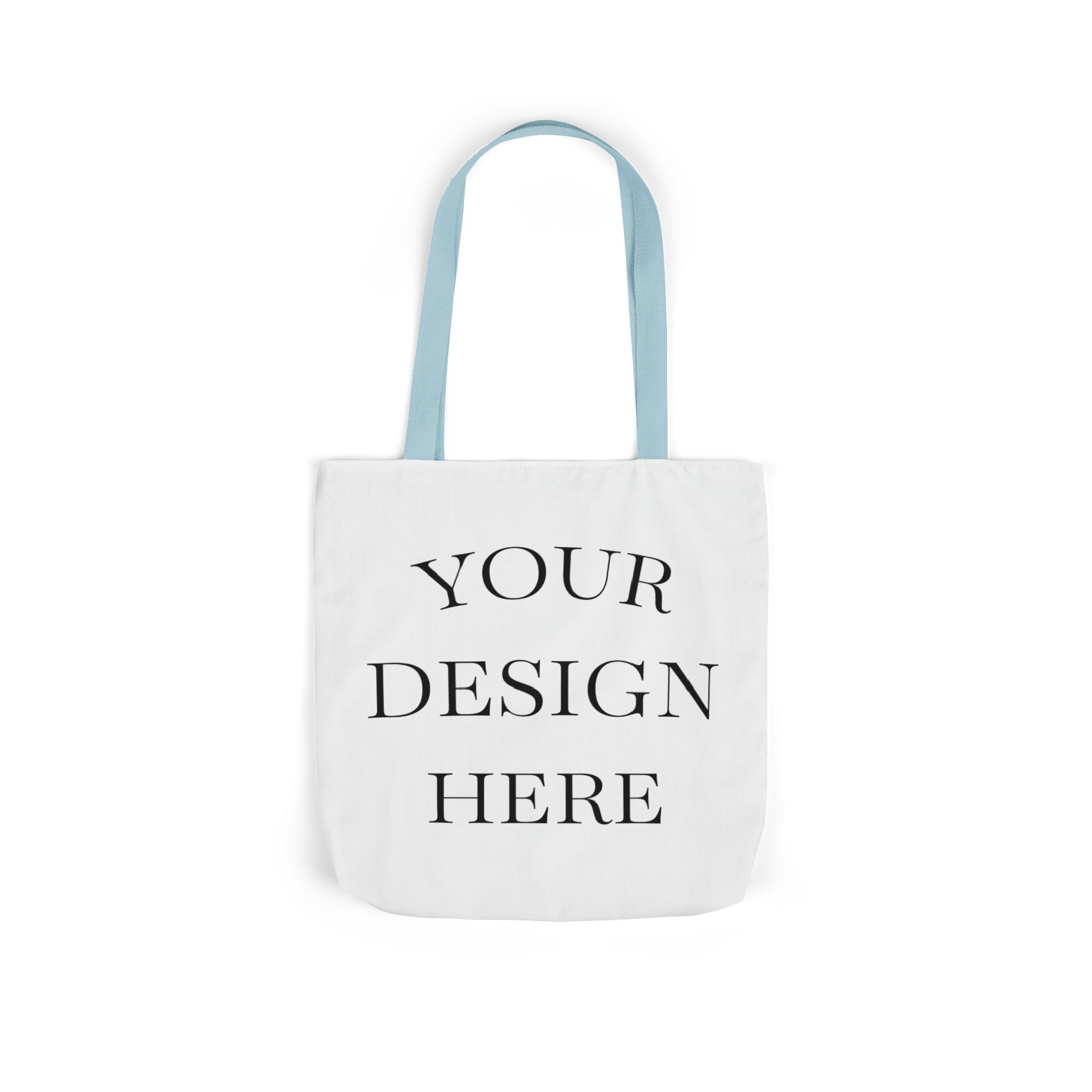 Canvas Tote Bag — Customizable Printed Canvas Tote with Color Strap Options - Image 11