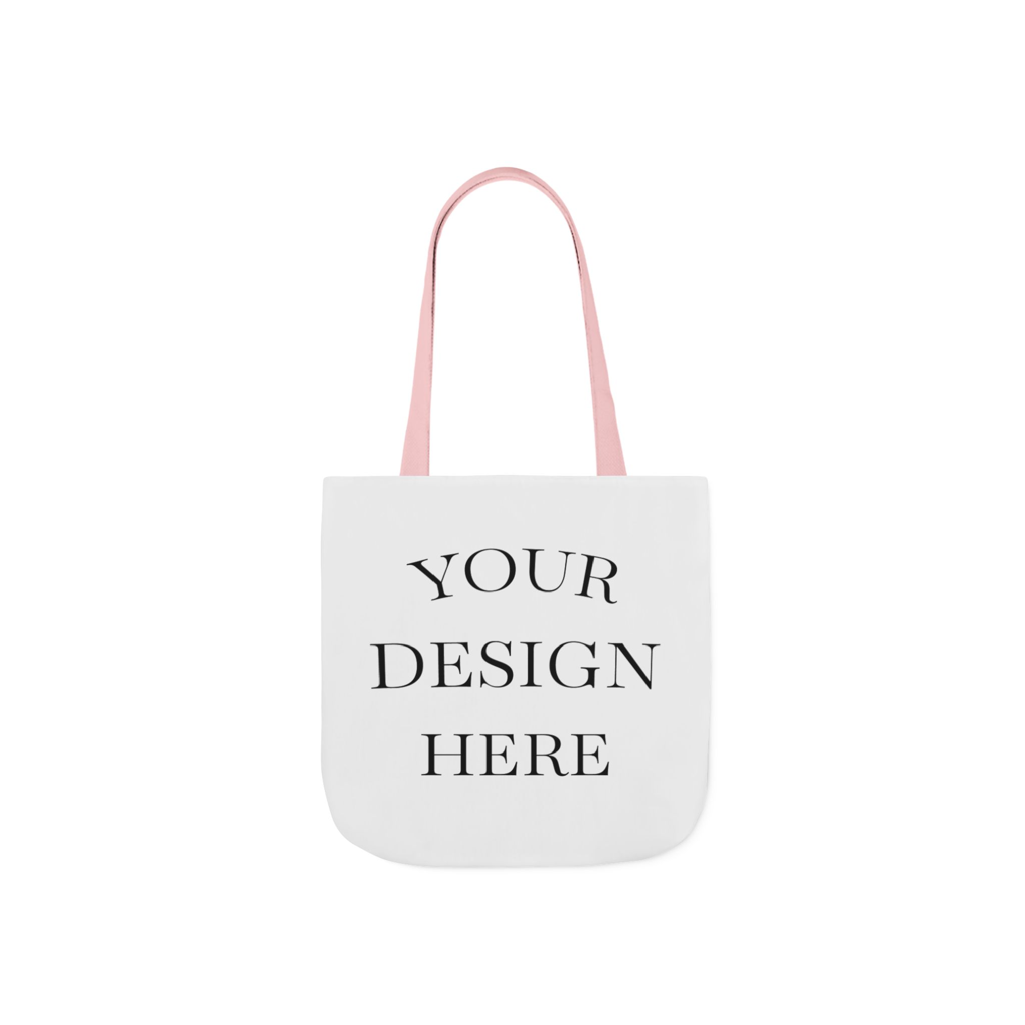 Canvas Tote Bag — Customizable Printed Canvas Tote with Color Strap Options - Image 5