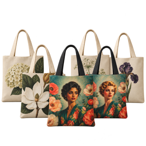 Botanical Muse Tote Bags