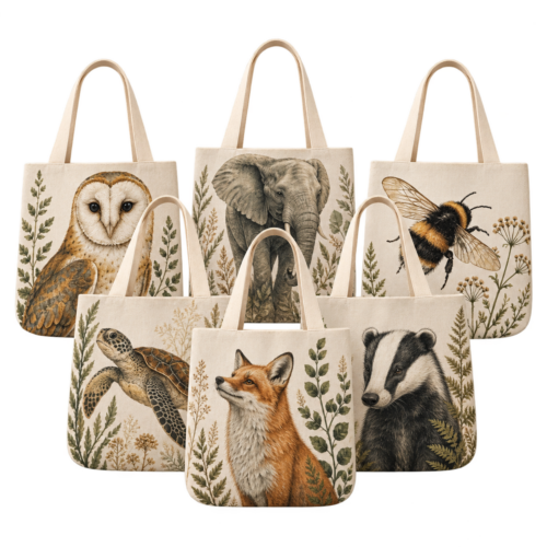 Curious Creatures Tote Bags