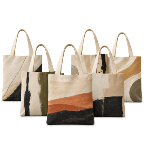The Painted Edit Tote Bags