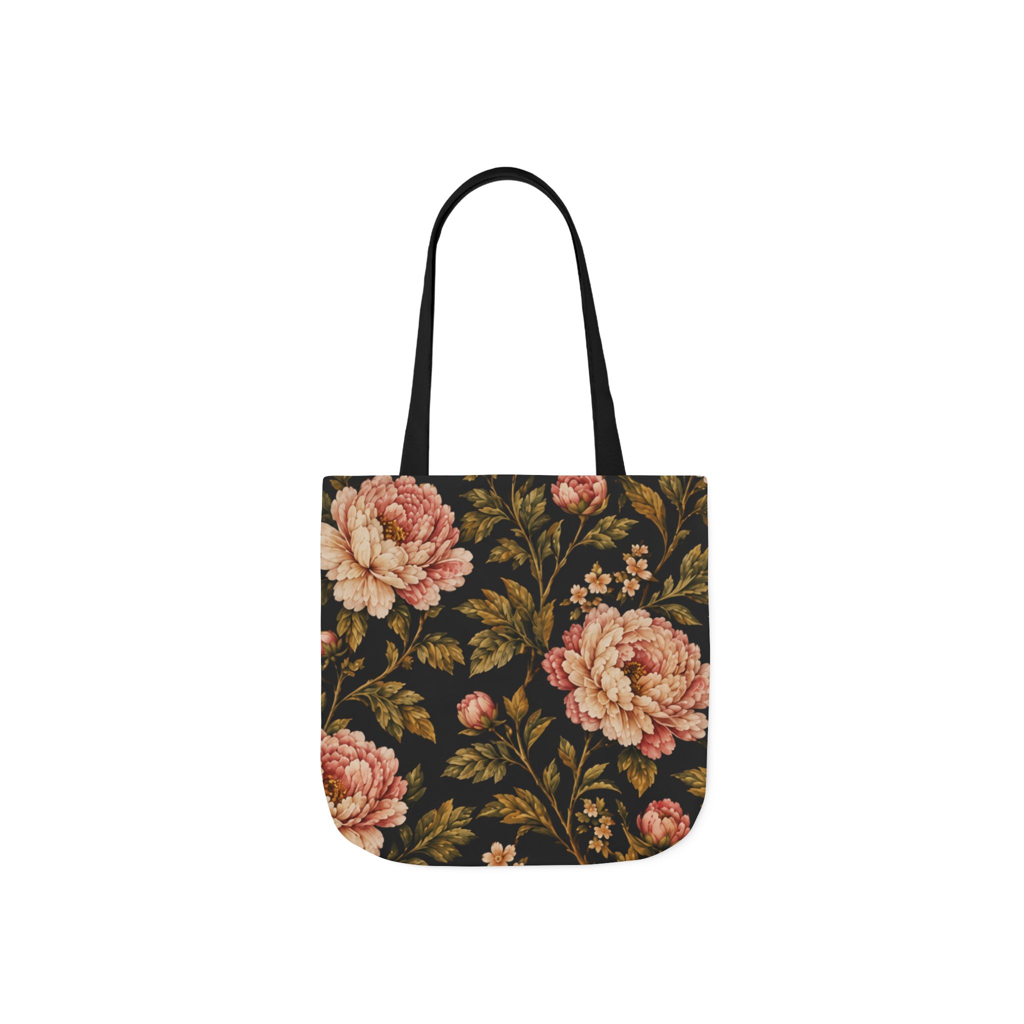 Peony Lane Canvas Tote Bag