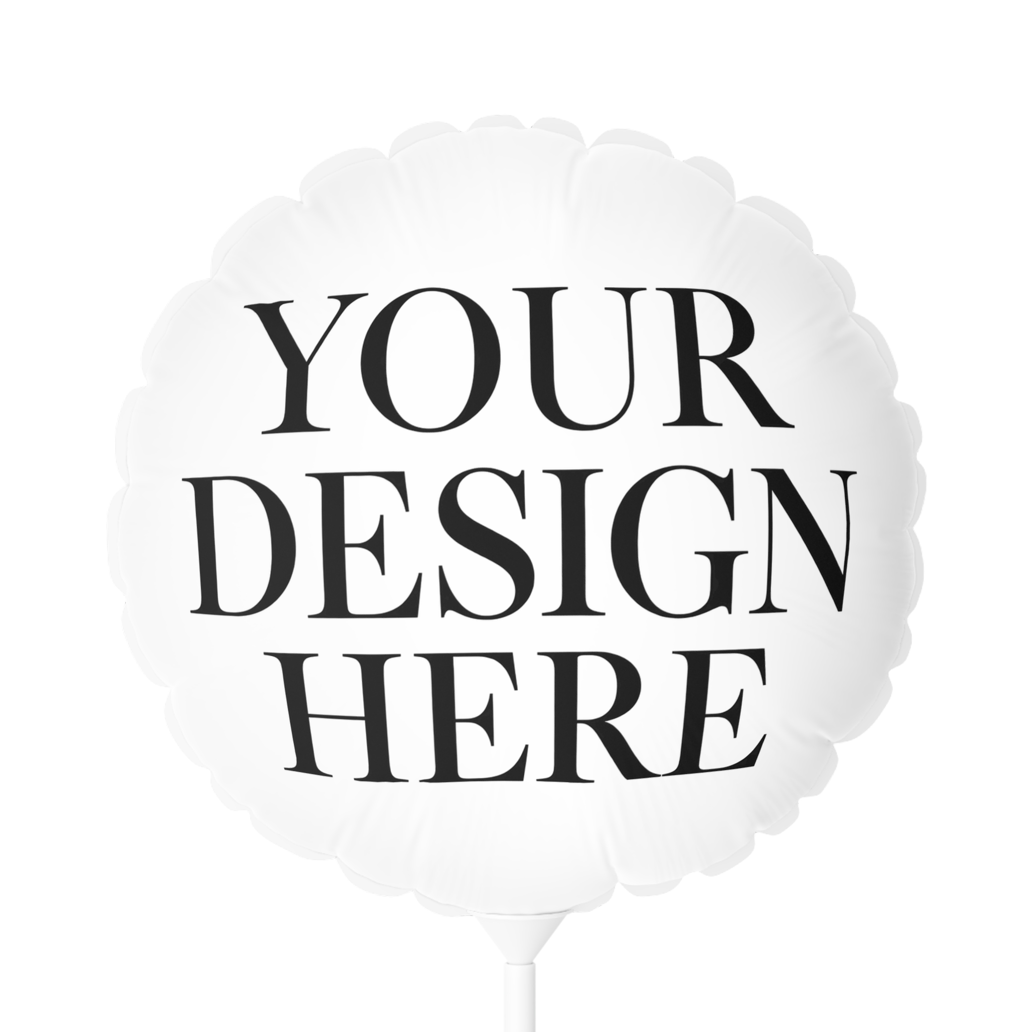 11" Custom Round/Heart Mylar Balloon — "Your Design Here" Personalized Party Balloon - Image 2