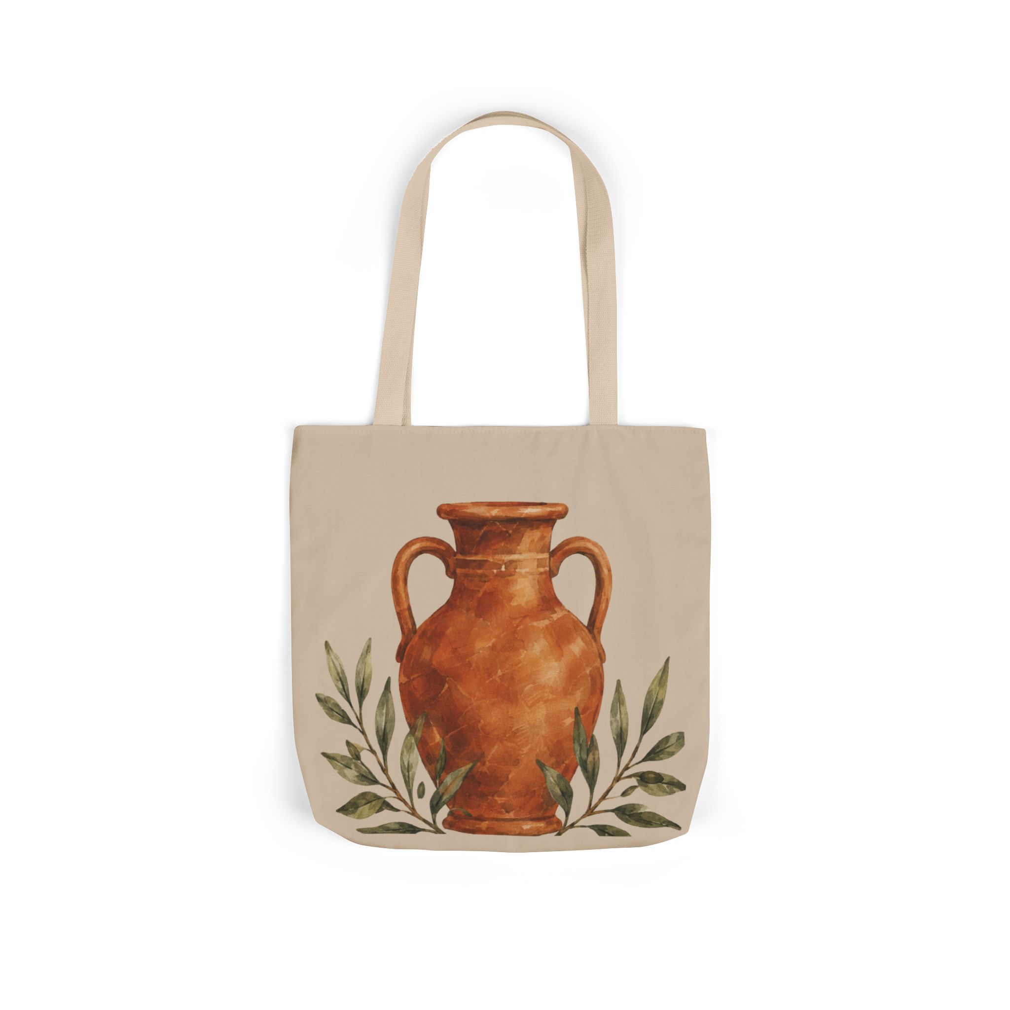Terracotta Vase Canvas Tote Bag