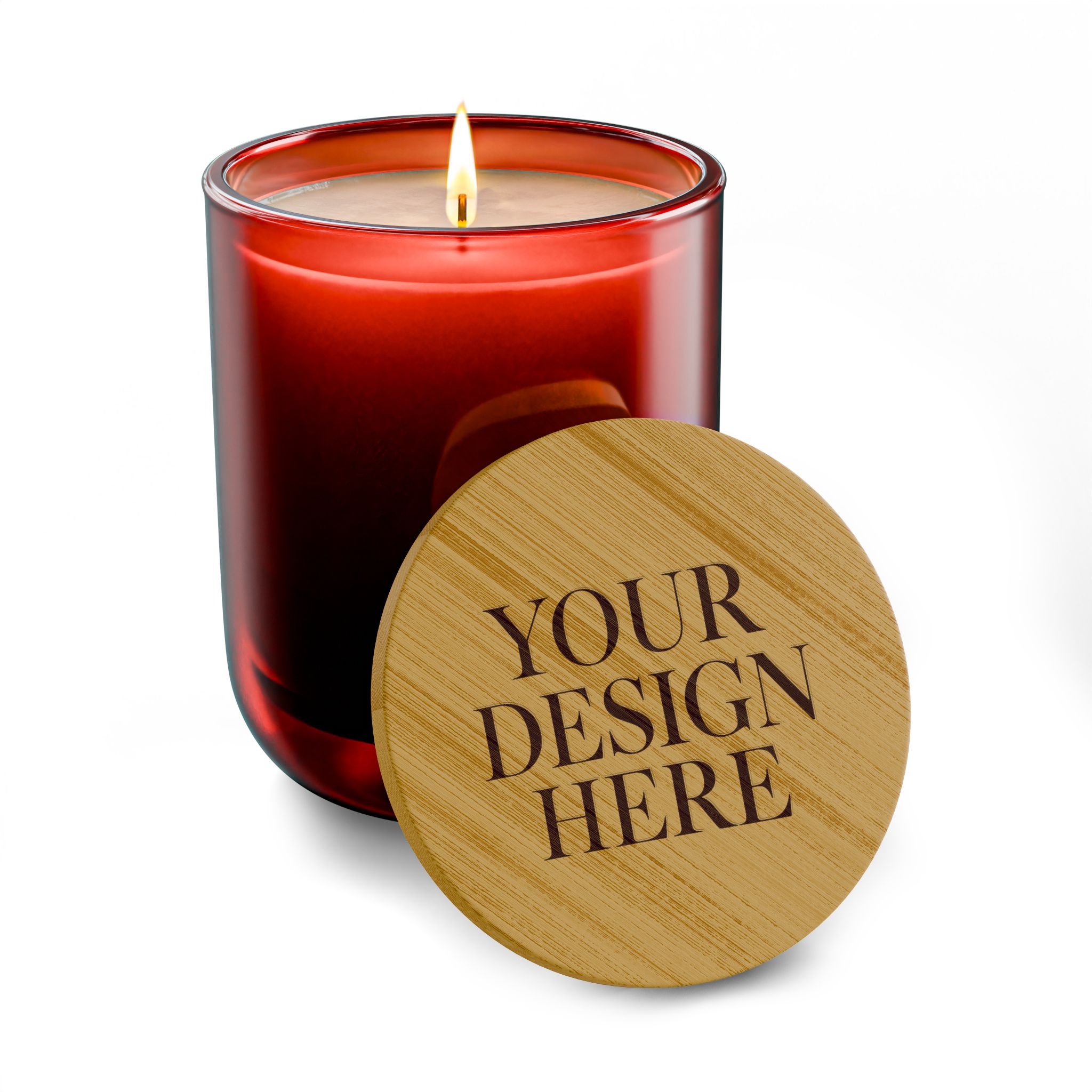 Engraved 14oz Scented Soy Candle — Bamboo Lid Aromatherapy Candle - Image 7