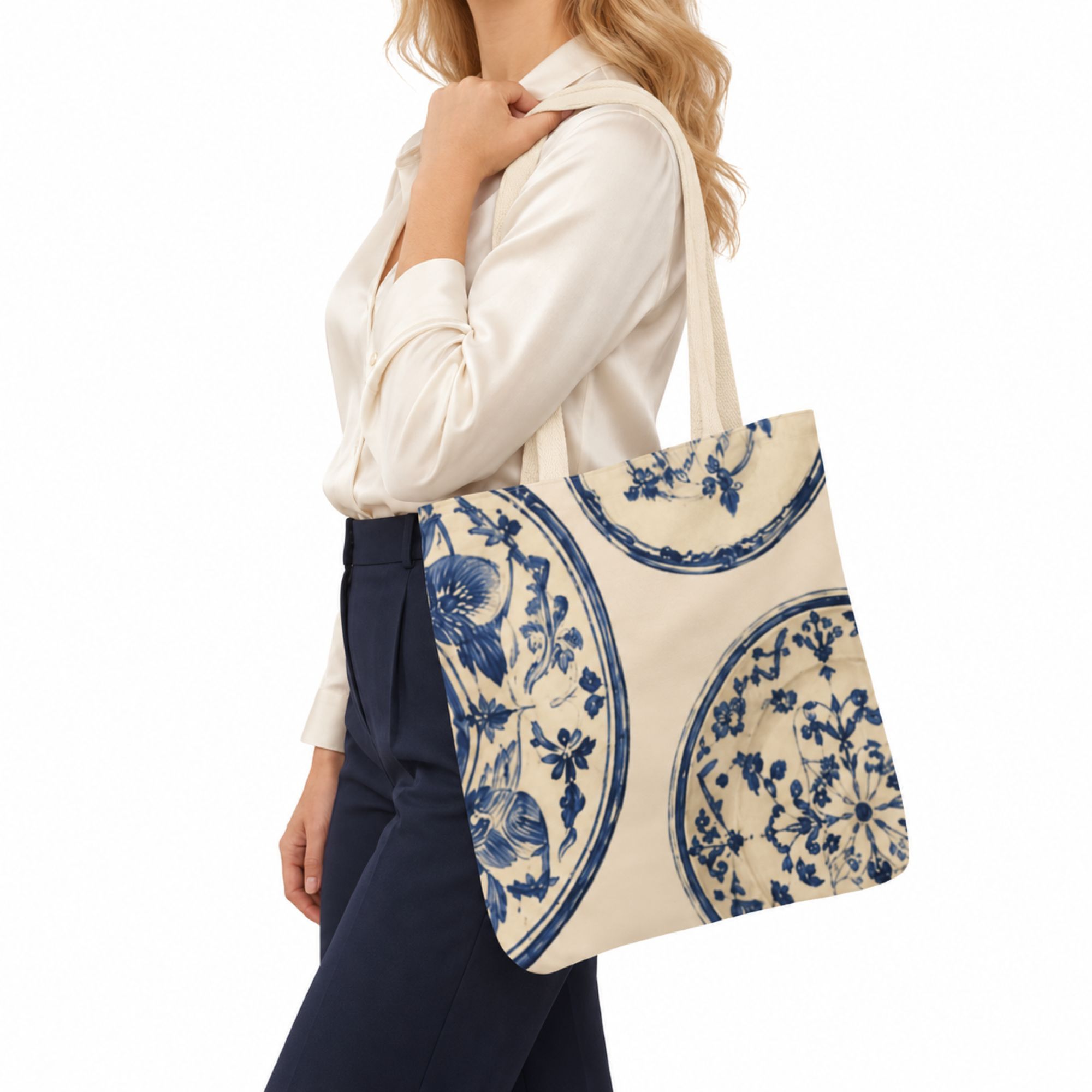Ceramic Plates Canvas Tote Bag - Image 2